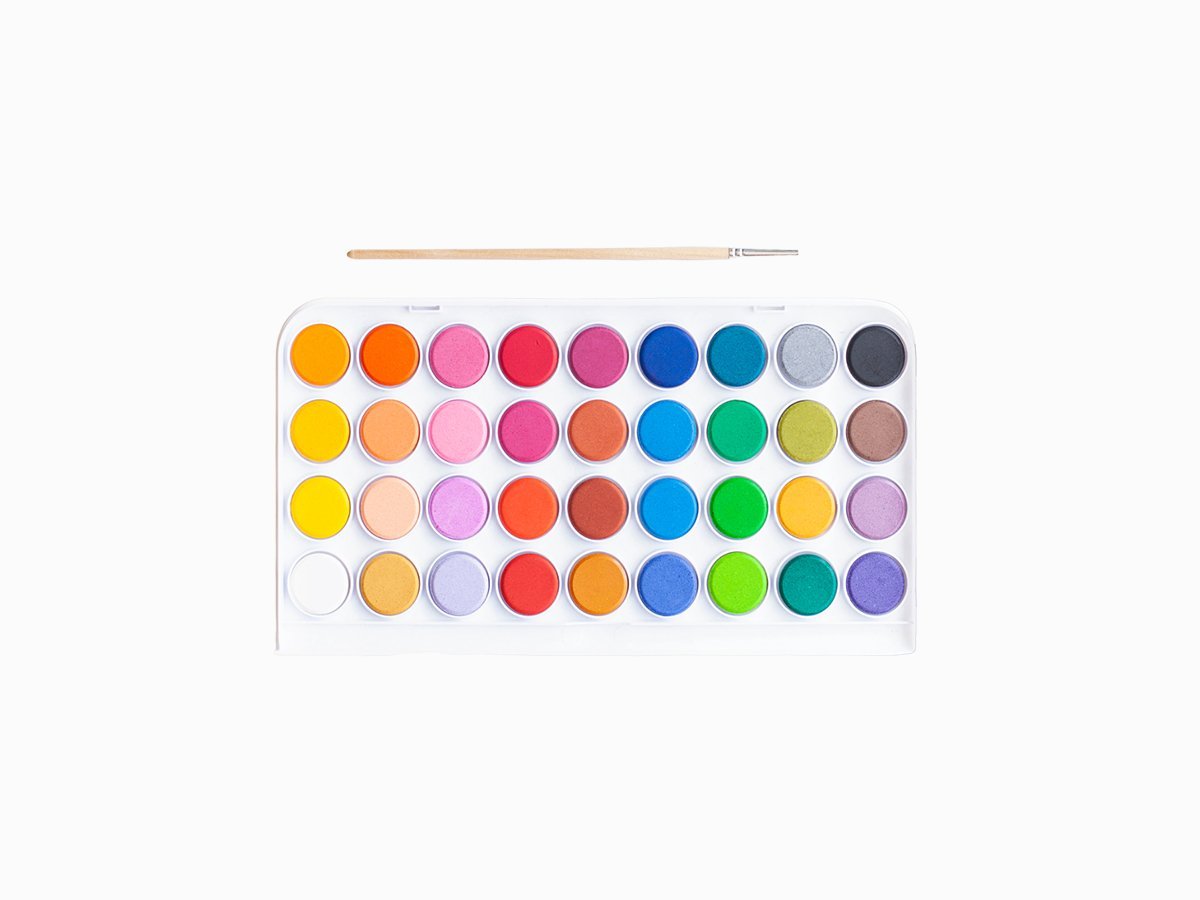 Краски для рисования "Разноцвет"